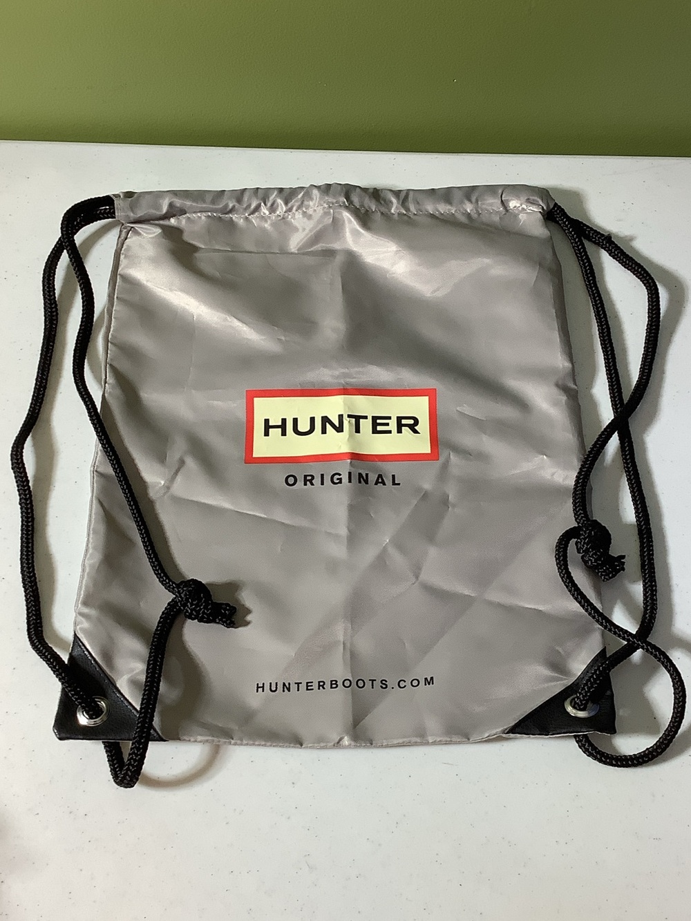 Hunter gray cinch sack